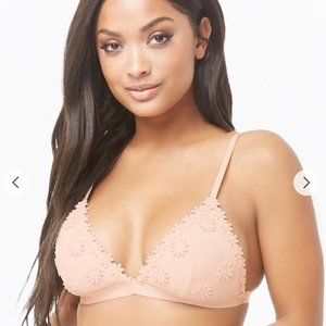 Forever 21 Pink Daisy Bralette